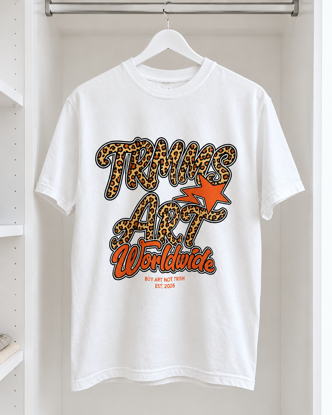 TRMMS WORLDWIDE LEOPARD TEE