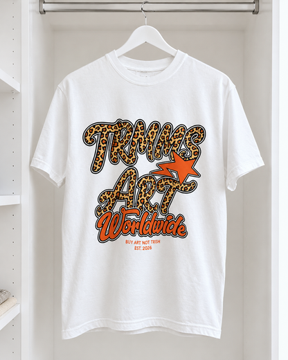 TRMMS WORLDWIDE LEOPARD TEE