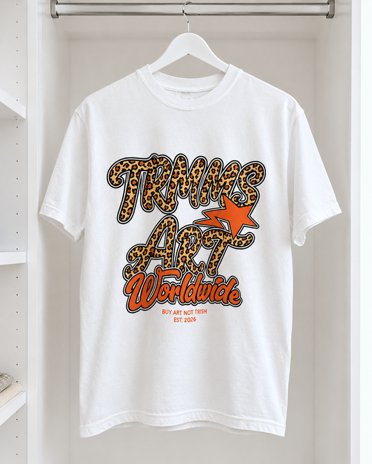 TRMMS WORLDWIDE LEOPARD TEE