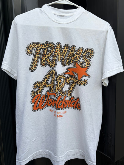 TRMMS WORLDWIDE LEOPARD TEE